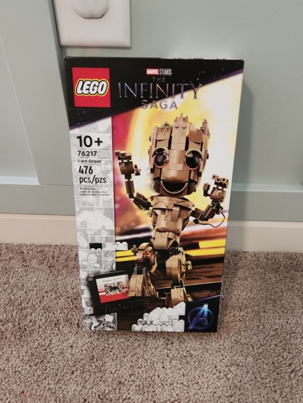 New Lego disney Marvel Infinity Saga  I am Groot set 76217